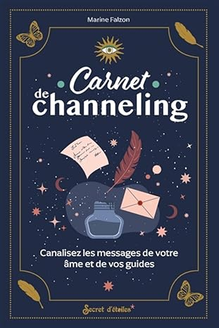 Couverture du livre Carnet de channeling, de Marine Falzon